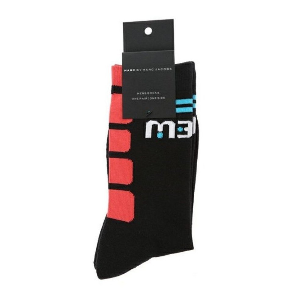 MARC  by Marc Jacobs SHORT ATHLETIC Black CREW SOCKS